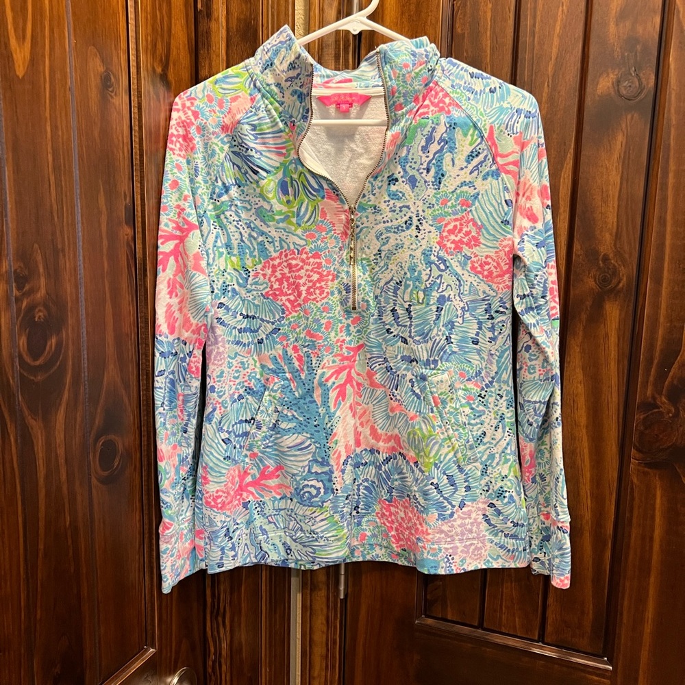 Lily Pulitzer Skipper Half Zip Popover